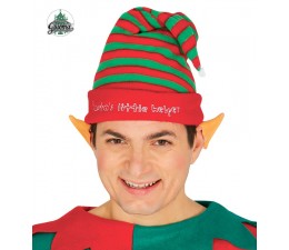 Cappello Elfo  Rosso e Verde.