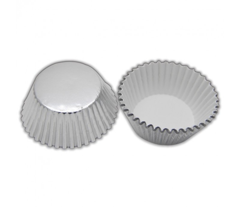 Pirotini Argento Metal diametro 50 mm 48 pz.