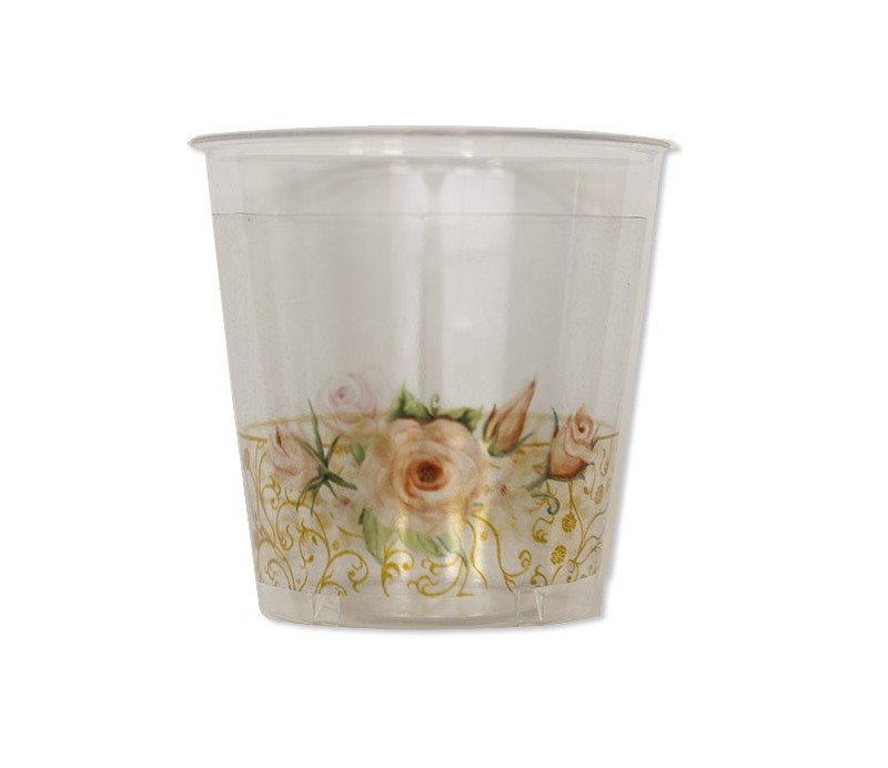 Bicchieri Kristal Collezione Rose Flowers. 250 cc. 8 Pz