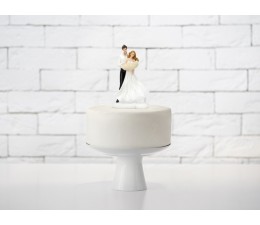 Topper per Torta Matrimonio . Sposi con Figlio . 14,5 cm