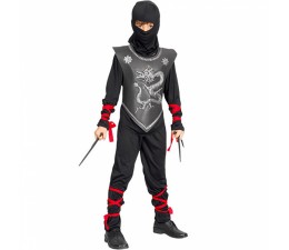 Costume Ninja Dragone Nero