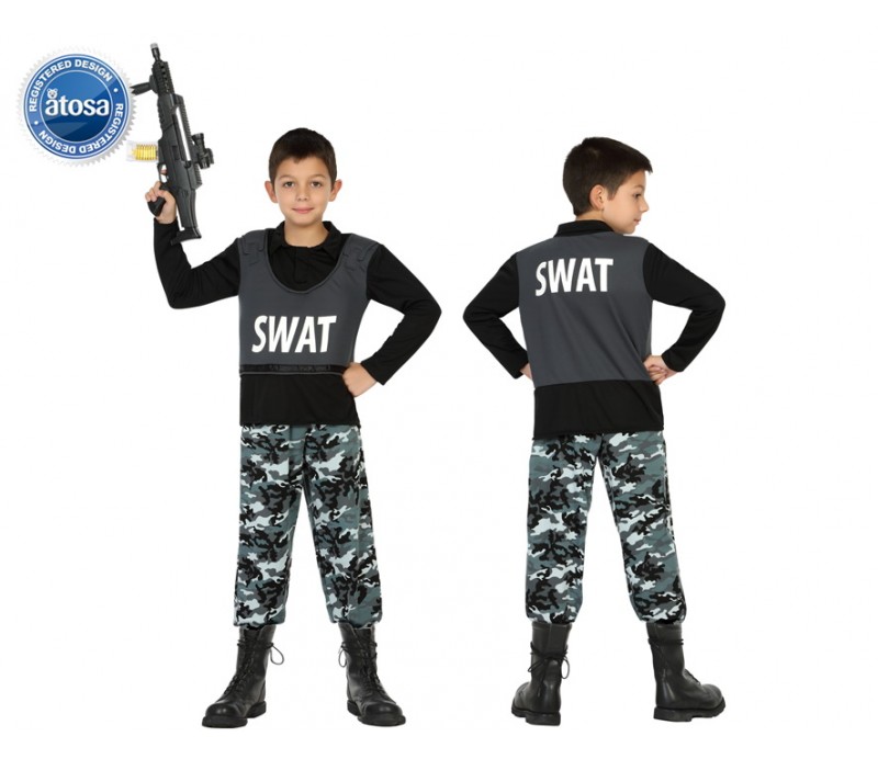 Costume Swat mimetico