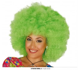 Parrucca Gigante Afro Verde...