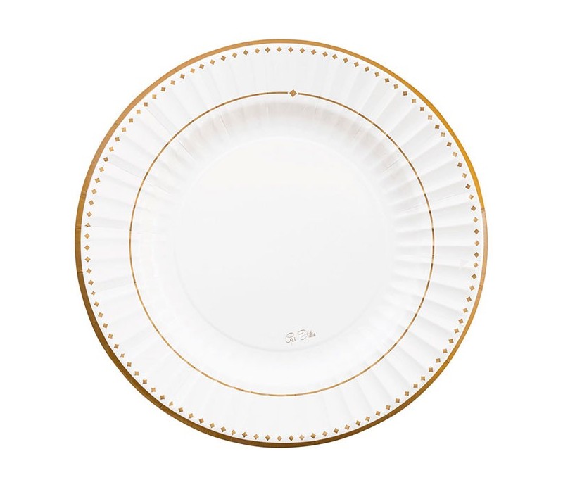 Piatto piano Gold Grace da27 cm 8pz