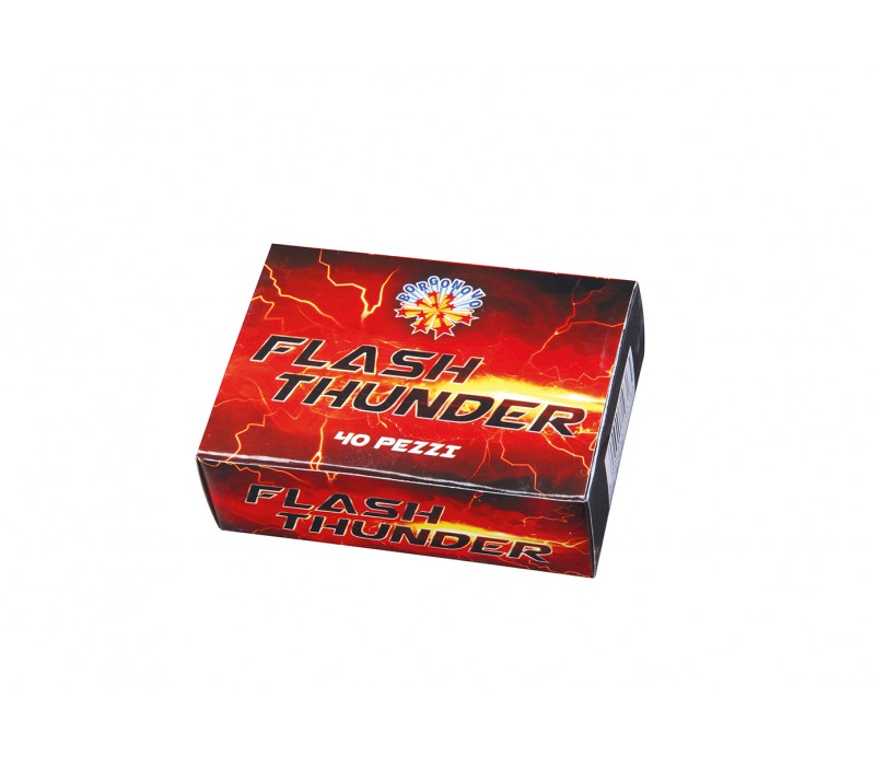 Petardo Flash Thunder effetto colpo 40 pezzi con miccia gr0.136