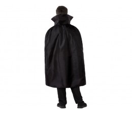 Costume da Vampiro bambino, pantaloni, gilet, mantello e colletto Taglia 10/12 anni