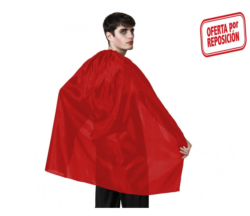 Mantello vampiro corto rosso 100cm